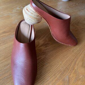 Huma Blanco brown leather mules - Size 38 / 7.5